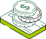 אייקון מטבעות כסף Silver Coins Icon